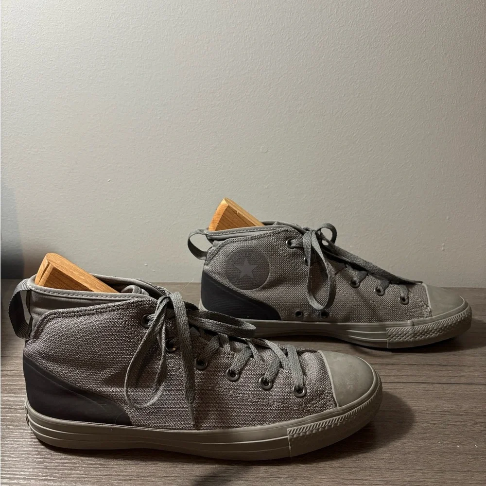 Converse Gray‎ High-Top Sneakers Men’s 9 - Picture 3 of 7